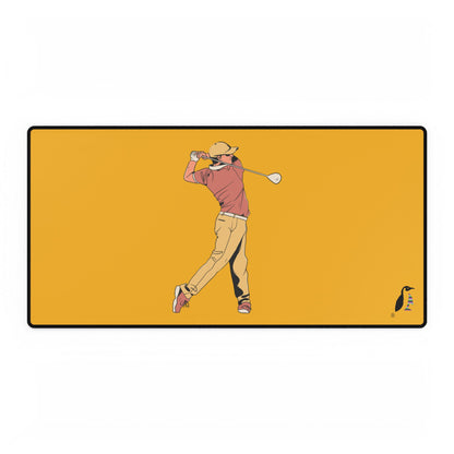 Desk Mats: Golf Yellow