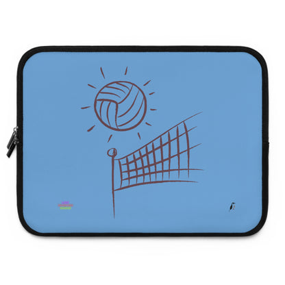 Laptop Sleeve: Volleyball Lite Blue