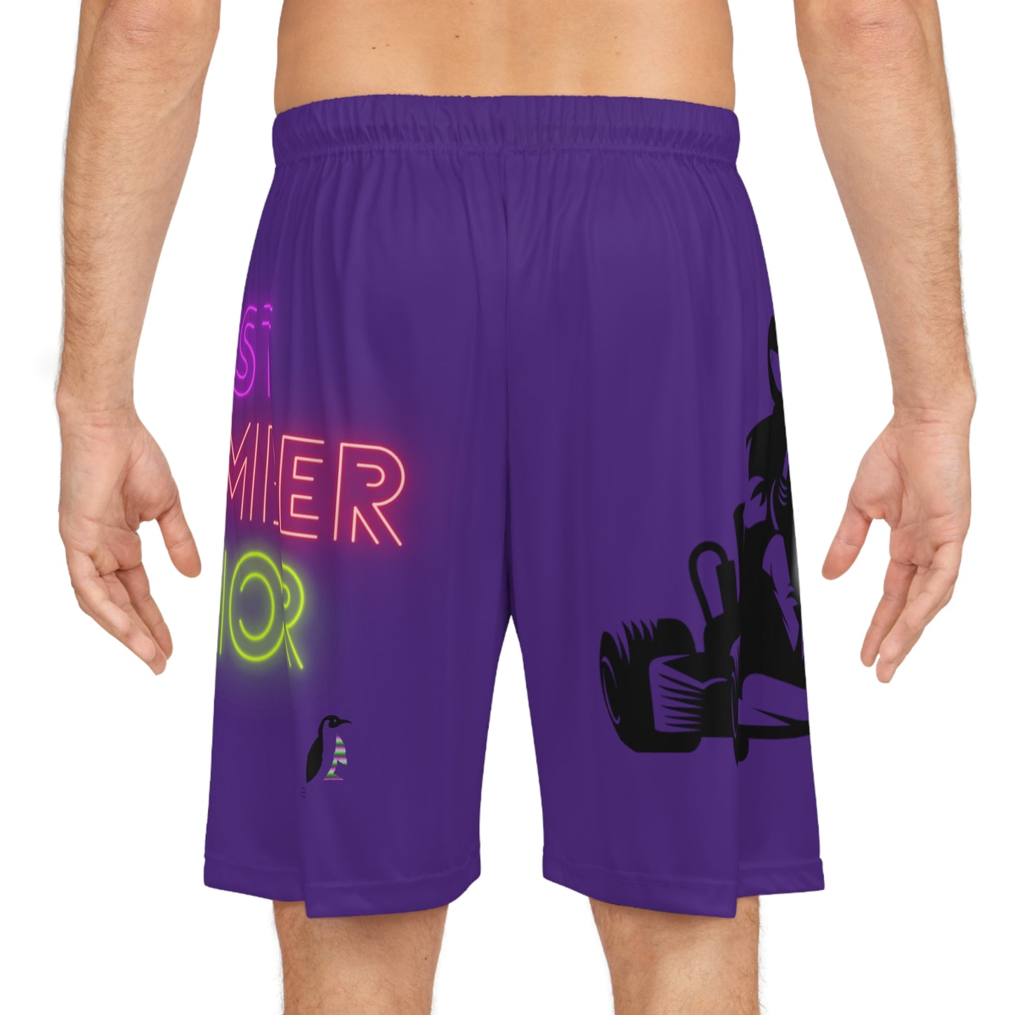 Basketball Shorts: Racing Purple