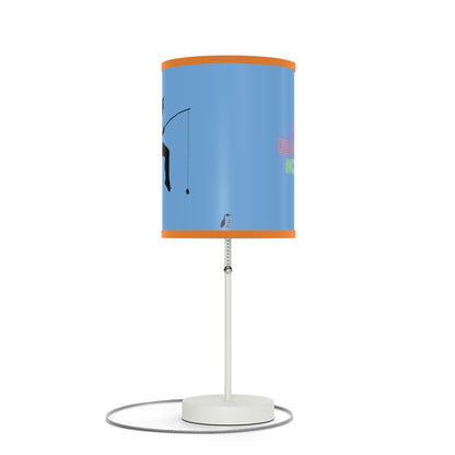 Lamp on a Stand, US|CA plug: Fishing Lite Blue