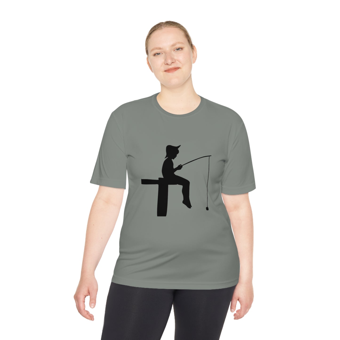 Moisture Wicking Tee: Fishing #2