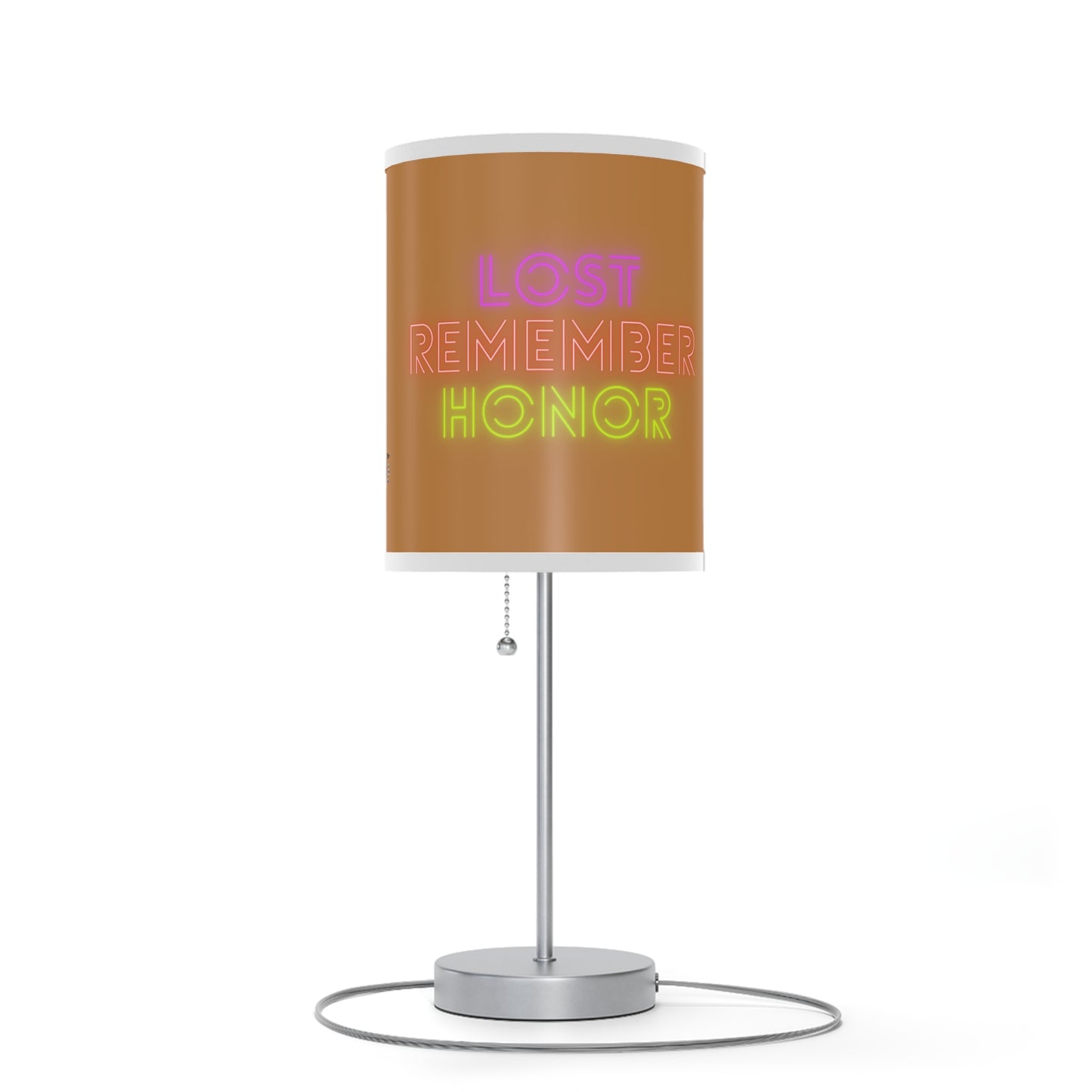 Lamp on a Stand, US|CA plug: Writing Lite Brown