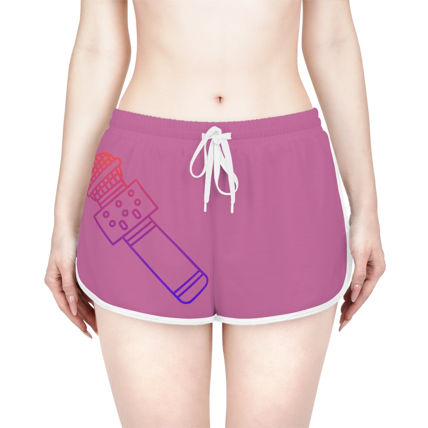 Women's Relaxed Shorts: Music Lite Pink