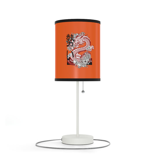 Lamp on a Stand, US|CA plug: Dragons Orange