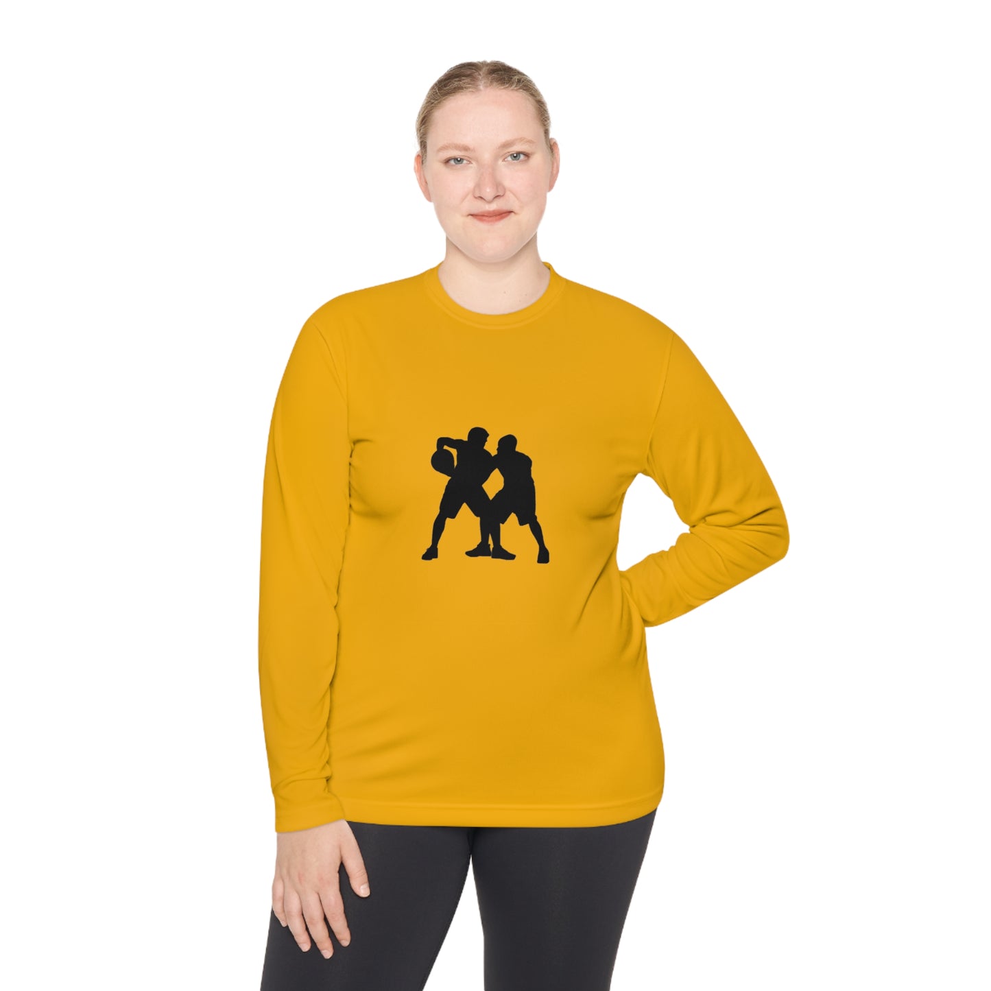 Lightweight Long Sleeve Tee: Basketball #1