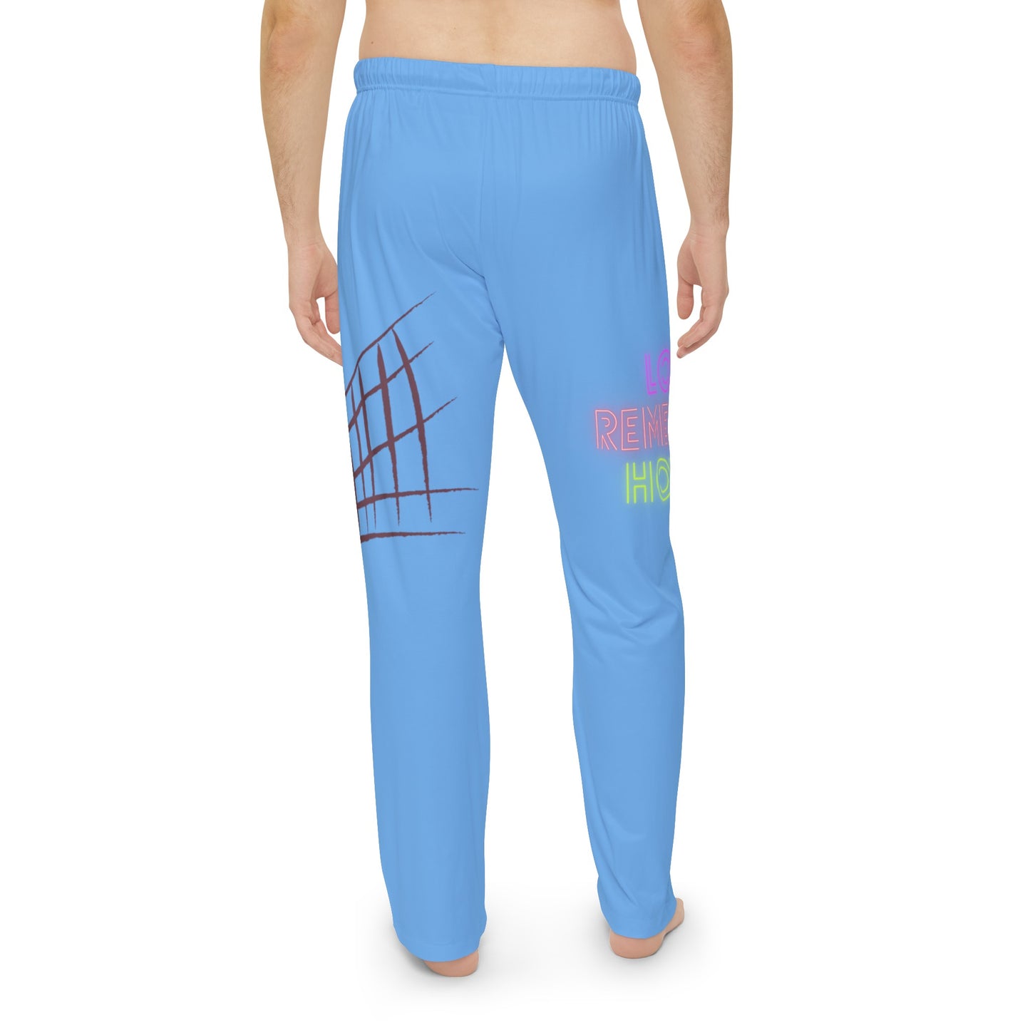 Panlalaking Pajama na Pantalon: Volleyball Lite Blue 