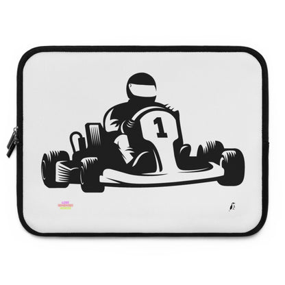 Laptop Sleeve: Racing White