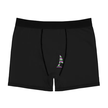 Men's Boxer Briefs: LGBTQ Pride Black