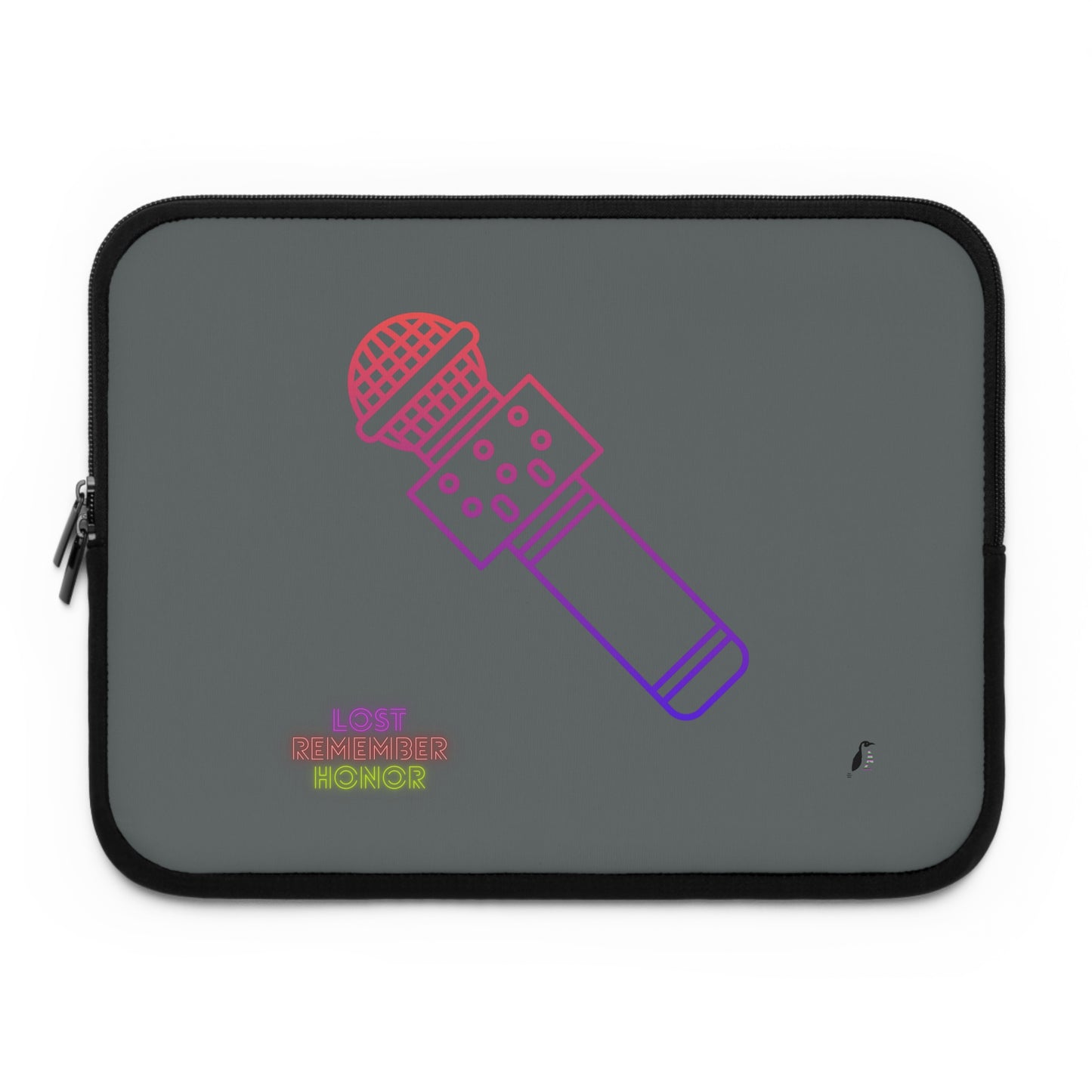 Laptop Sleeve: Music Dark Grey