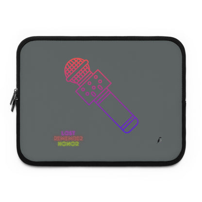 Laptop Sleeve: Music Dark Grey