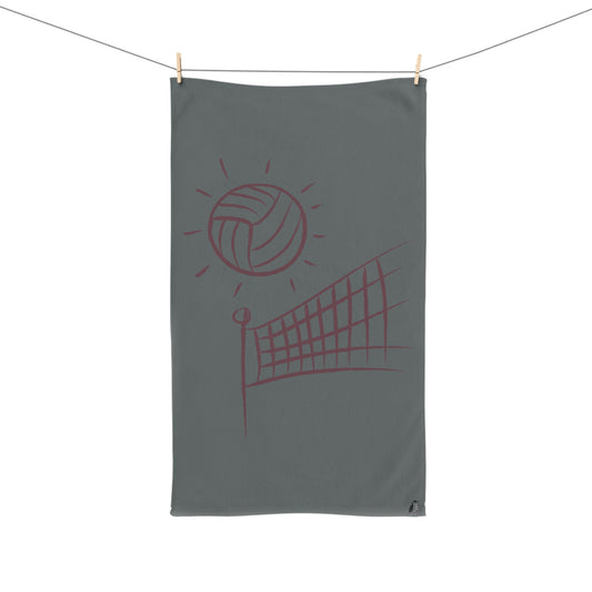 Hand Towel: Volleyball Dark Grey