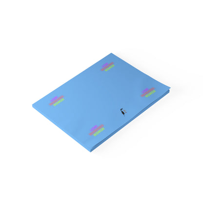 Post-it® Note Pads: Lost Remember Honor Lite Blue