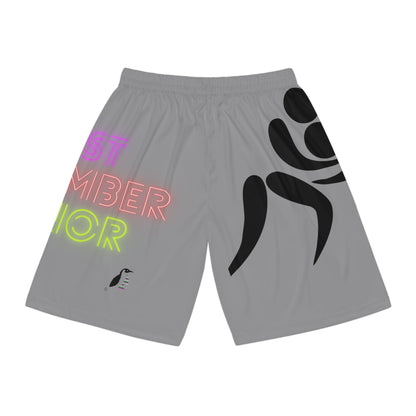 Basketball Shorts: Wrestling Grey