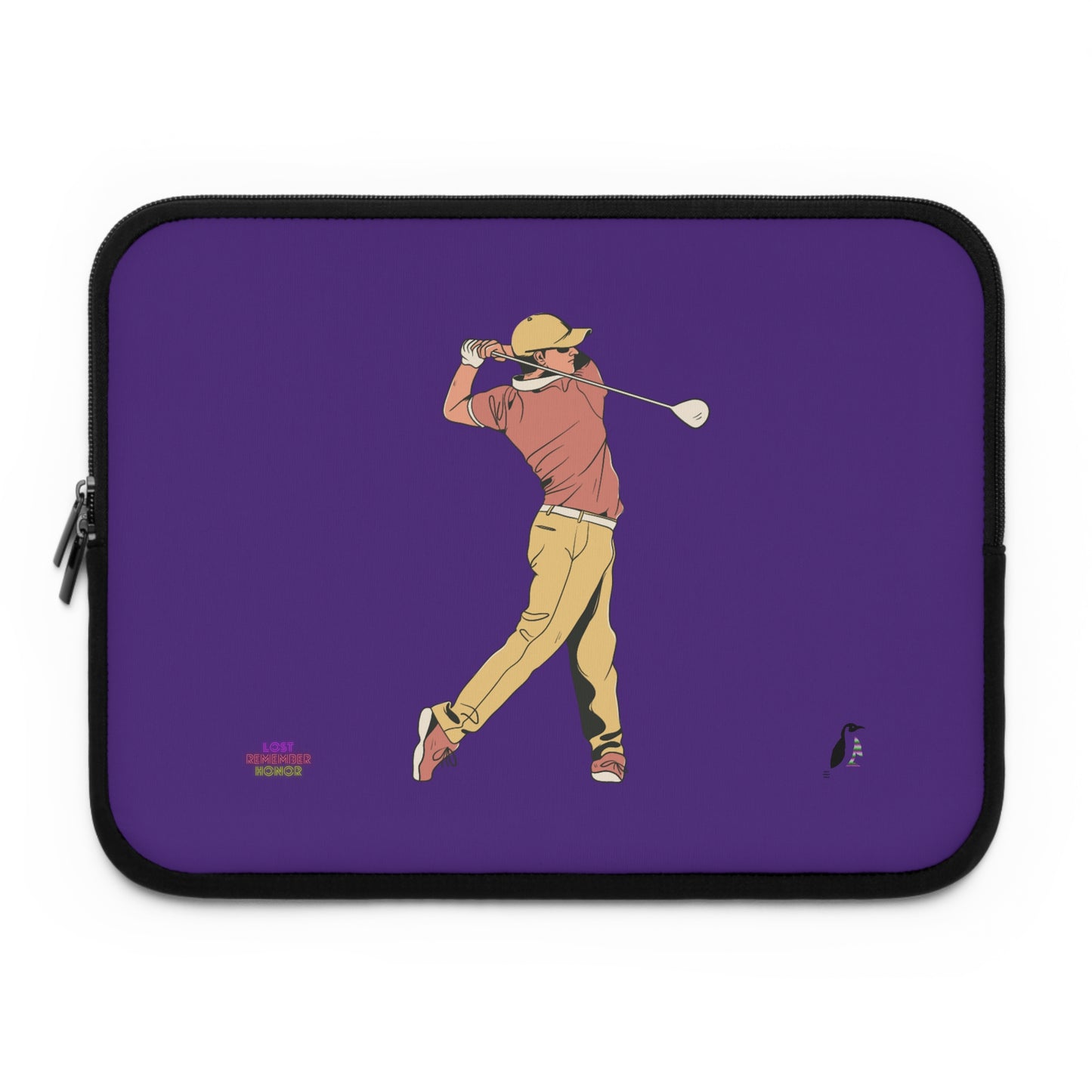 Laptop Sleeve: Golf Purple