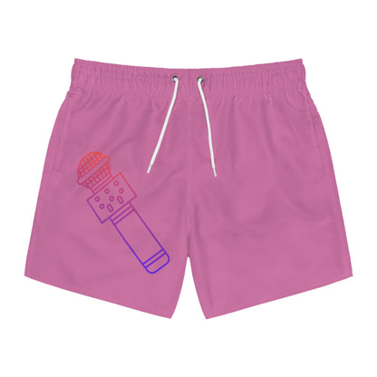 Swim Trunks: Music Lite Pink