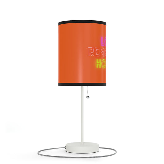 Lamp on a Stand, US|CA plug: Lost Remember Honor Orange