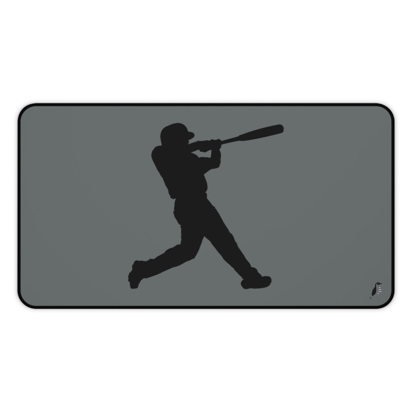 Desk Mat: Baseball Dark Grey