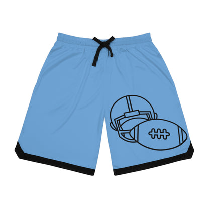 Basketball Rib Shorts: Football Lite Blue