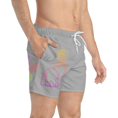 Swim Trunks: Bowling Lite Grey