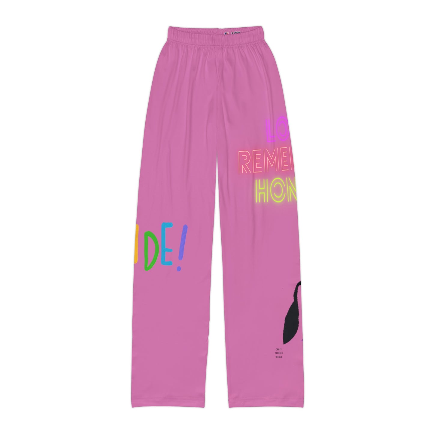 Pajama na pantalon ng mga bata: LGBTQ Pride Lite Pink 