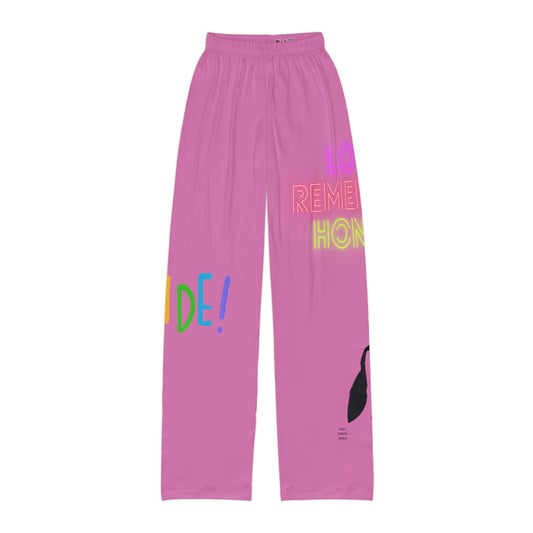 Kids Pajama Pants: LGBTQ Pride Lite Pink