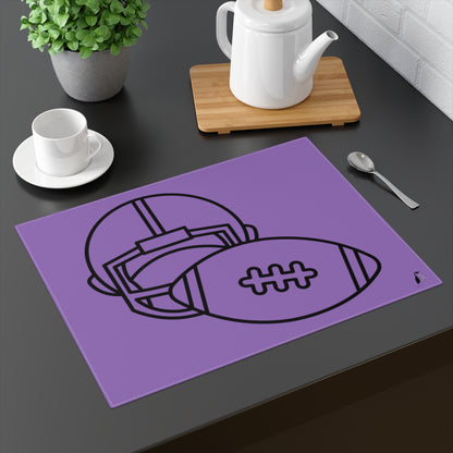 Placemat, 1pc: Football Lite Purple