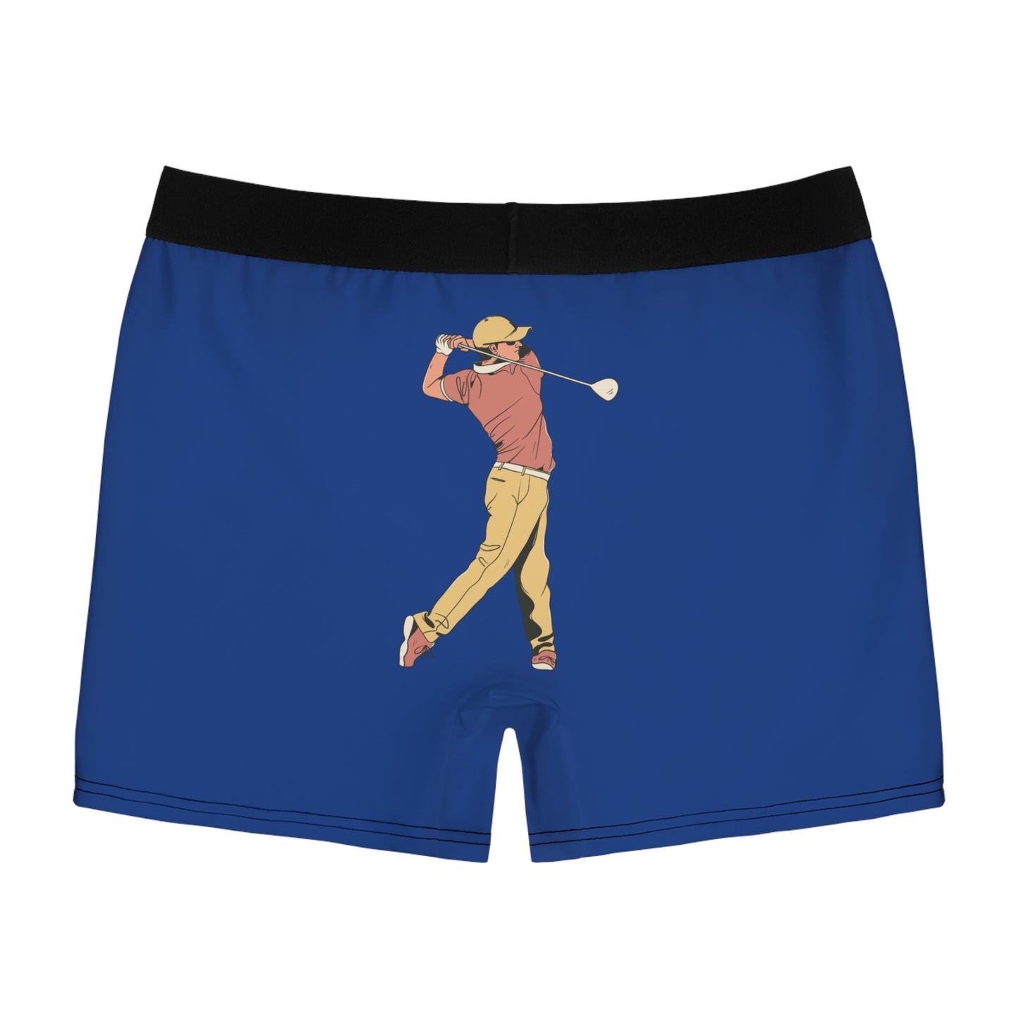 Men's Boxer Briefs: Golf Dark Blue