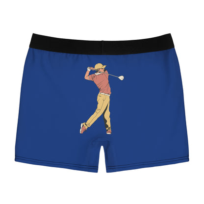 Men's Boxer Briefs: Golf Dark Blue