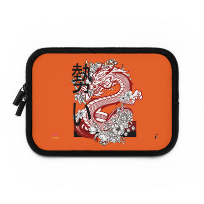 Laptop Sleeve: Dragons Orange