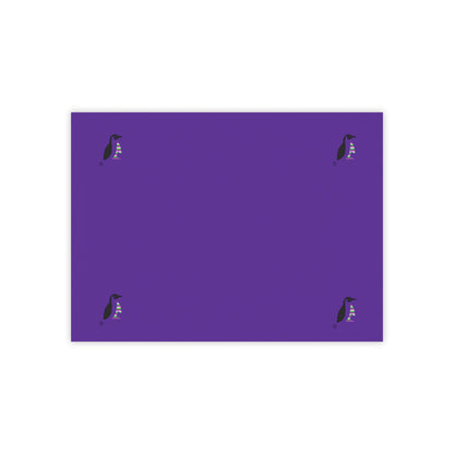 Post-it® Note Pads: Crazy Penguin World Logo Purple