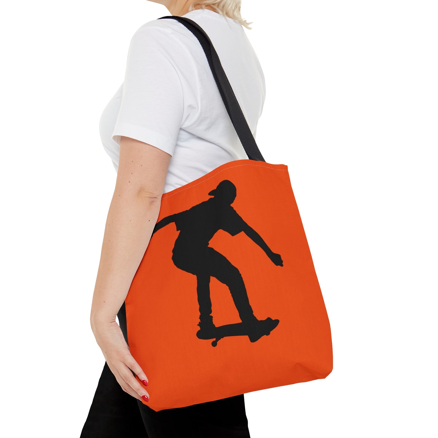 Tote Bag: Skateboarding Orange