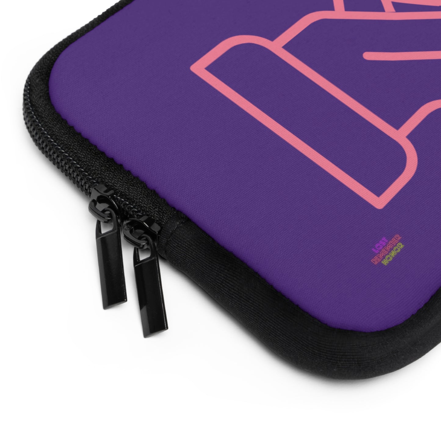 Laptop Sleeve: Fight Cancer Purple