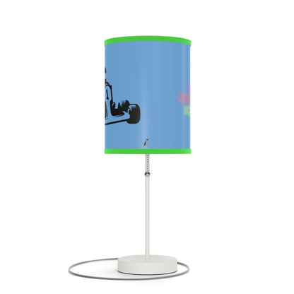 Lamp on a Stand, US|CA plug: Racing Lite Blue