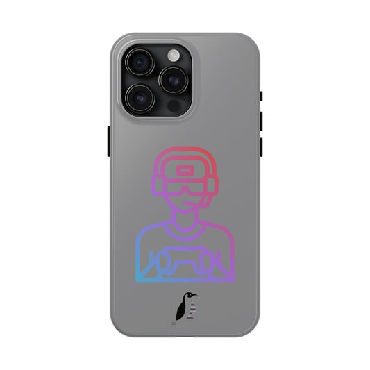 Tough Phone Cases (for iPhones): Gaming Grey