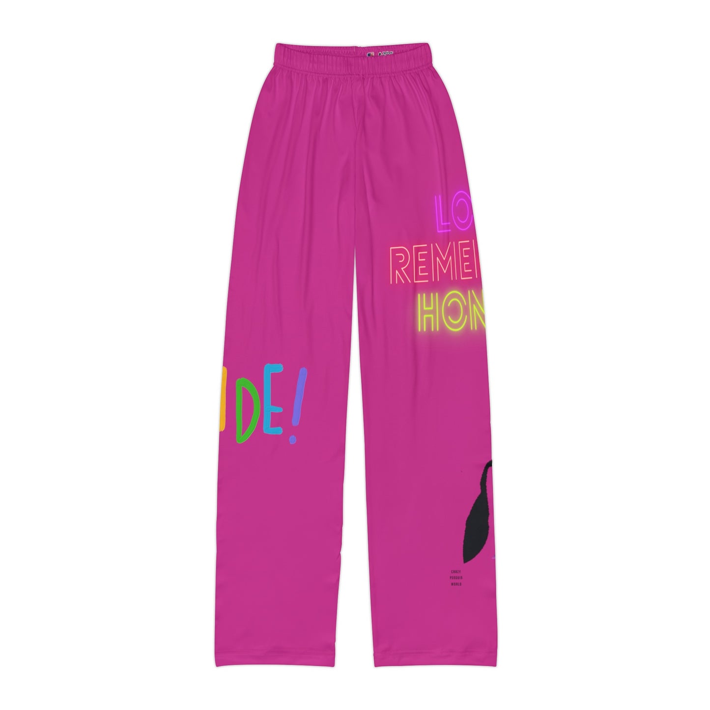 Pajama na pantalon ng mga bata: LGBTQ Pride Pink 