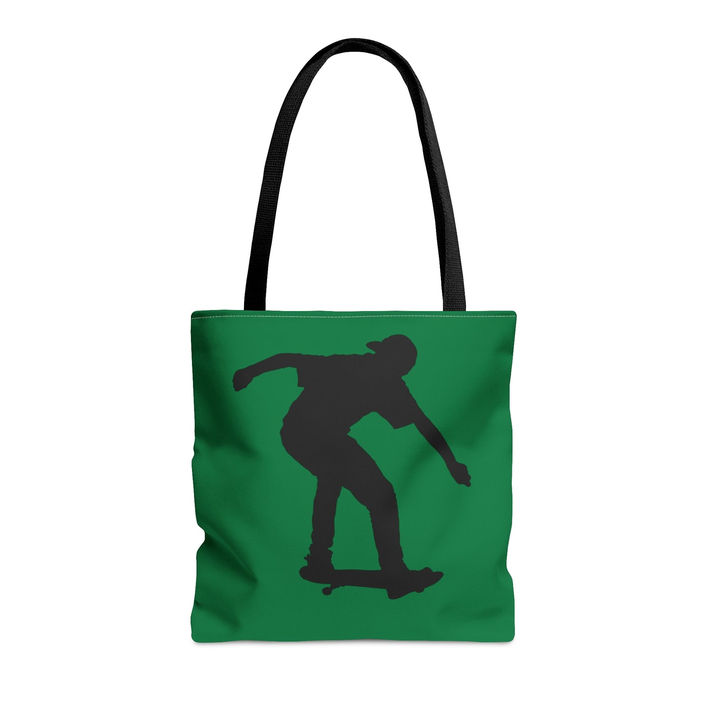 Tote Bag: Skateboarding Dark Green