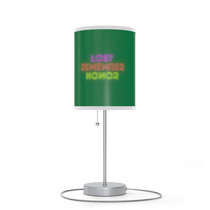 Lamp on a Stand, US|CA plug: Hockey Dark Green 