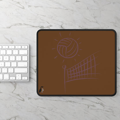 Gaming Mouse Pad: Volleyball Brown