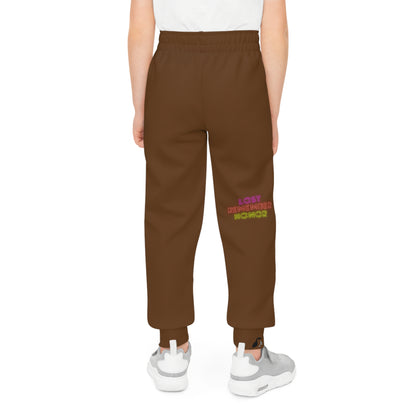 Youth Joggers: Weightlifting Brown