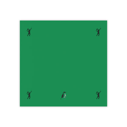 Post-it® Note Pads: Tennis Dark Green