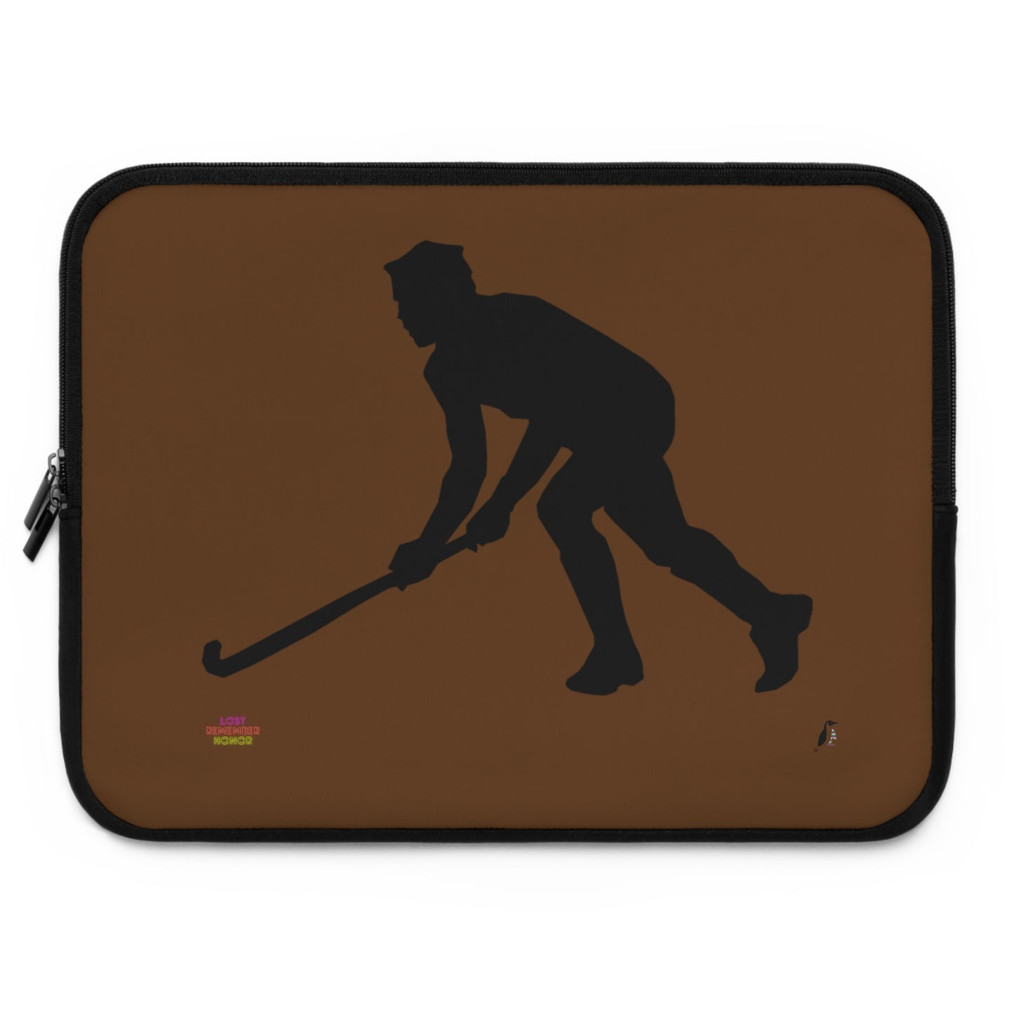 Laptop Sleeve: Hockey Brown