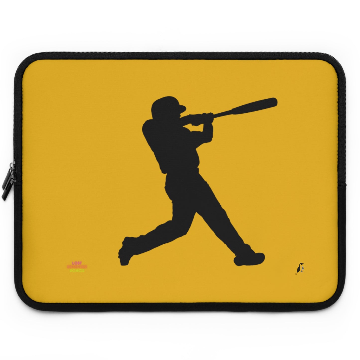 Laptop Sleeve: Baseball Yellow