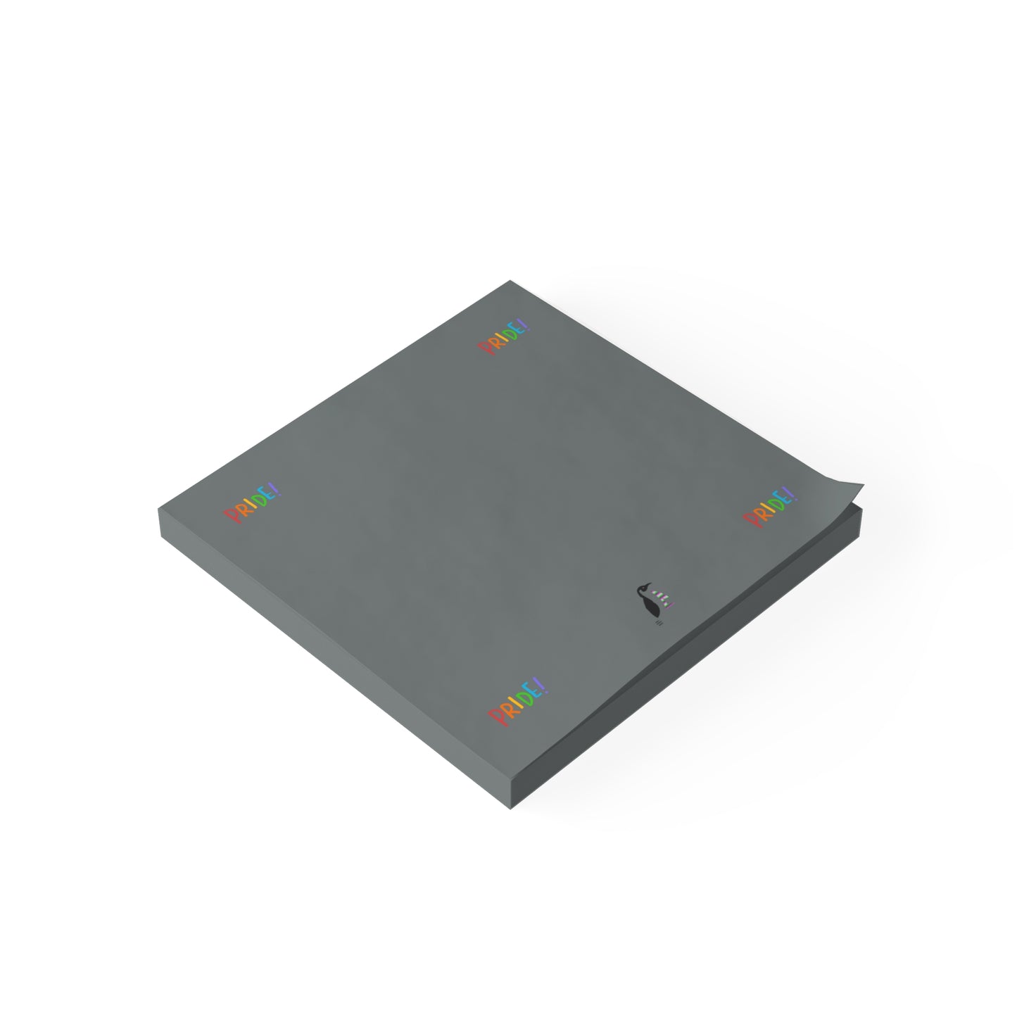 Post-it® Note Pads: LGBTQ Pride Dark Grey