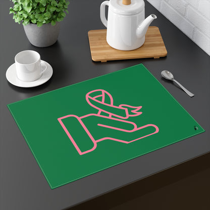 Placemat, 1pc: Fight Cancer Dark Green