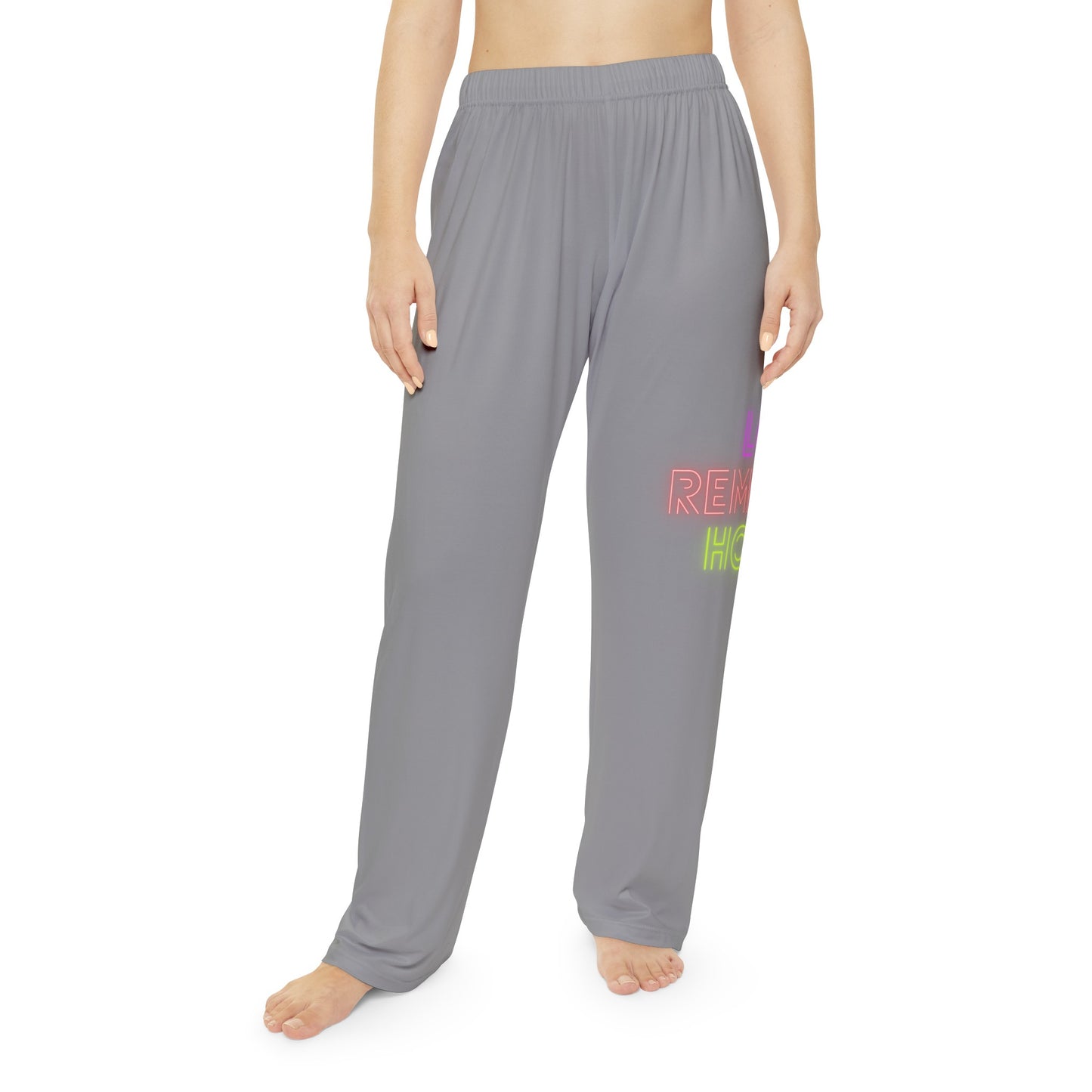 Women's Pajama Pants: Lost Remember Honor Grey