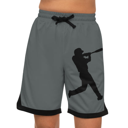 Basketball Rib Shorts: Baseball Dark Grey