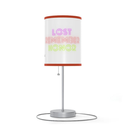 Lamp on a Stand, US|CA plug: Wrestling White