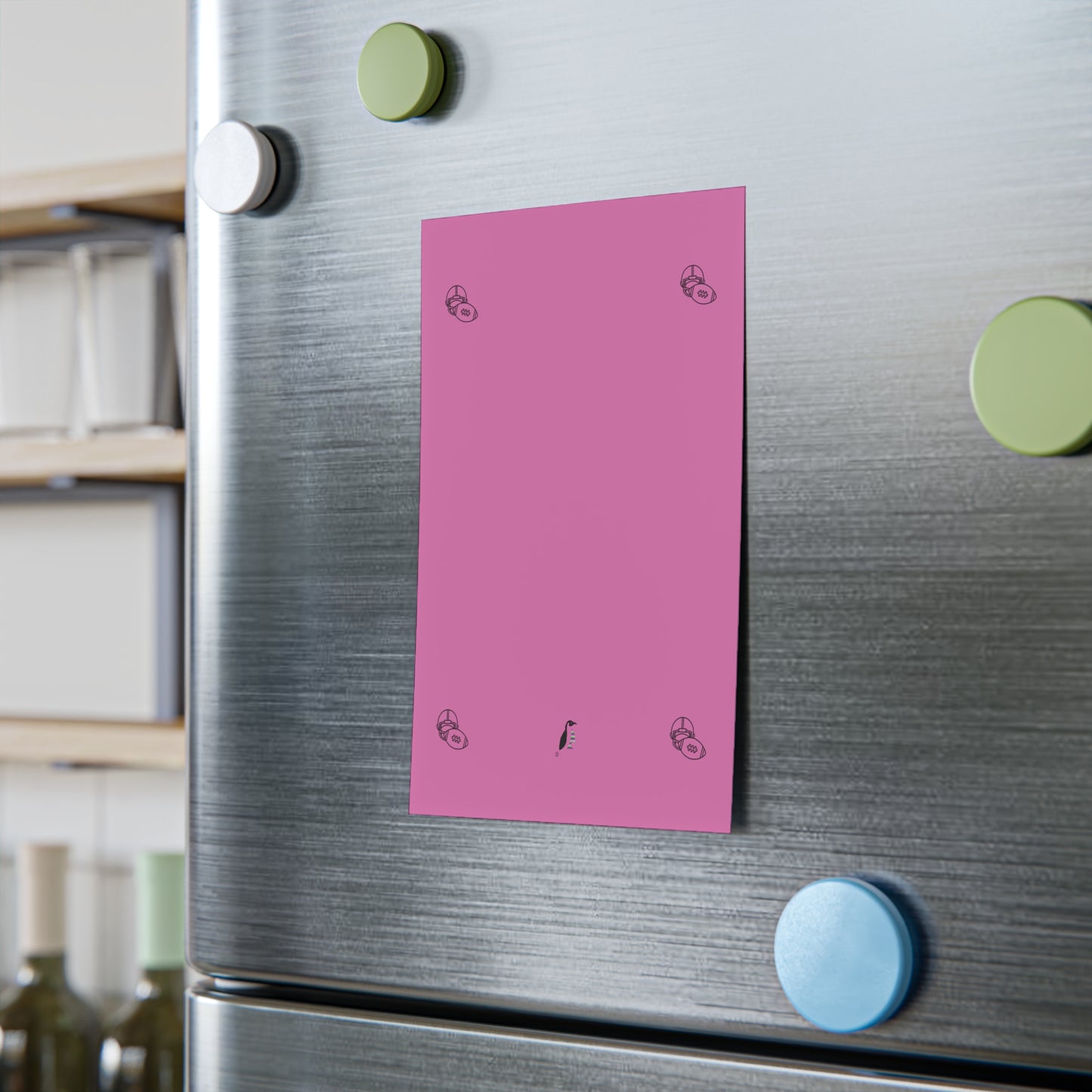 Post-it® Note Pads: Football Lite Pink