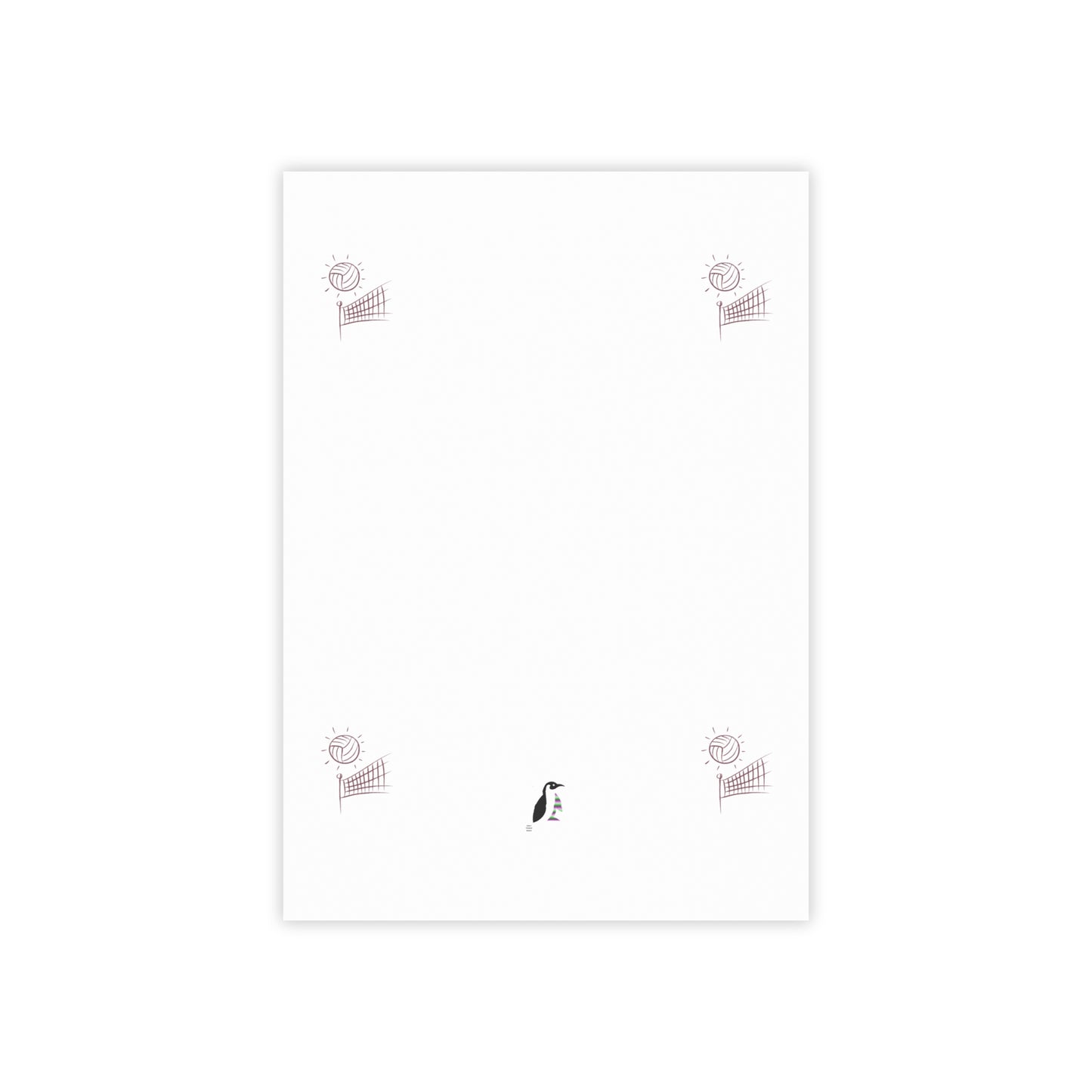 Post-it® Note Pads: Volleyball White