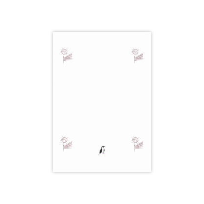 Post-it® Note Pads: Volleyball White